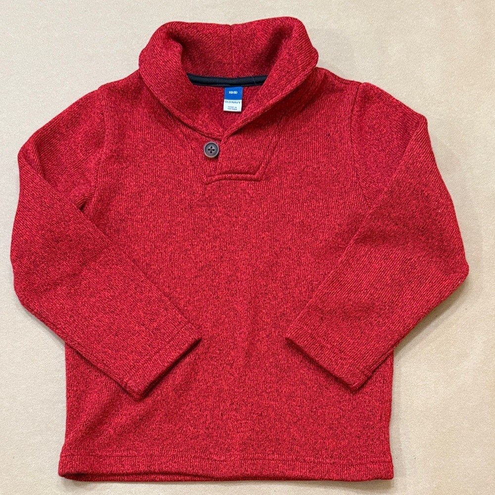 Old Navy Boys' Shawl-Collar Sweater-Fleece Pullover